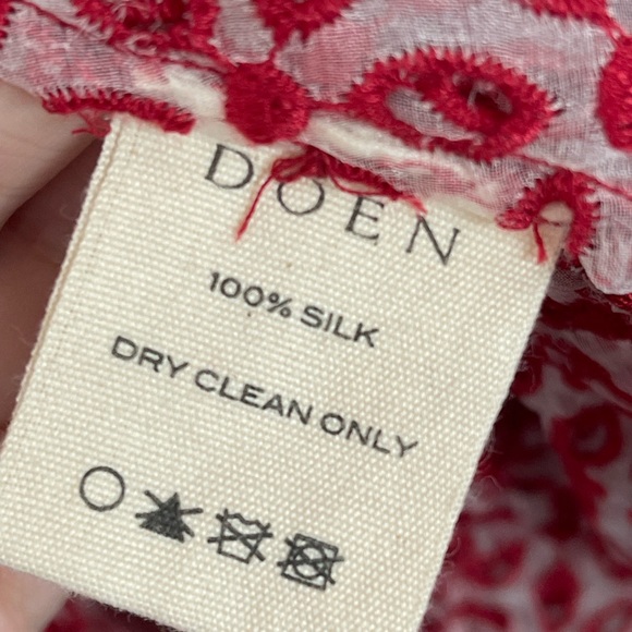 Doen Heirloom Constellation Dress Poppy Red Size XXL - Picture 6 of 6